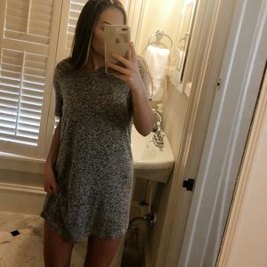 Heather Grey T-shirt Dress